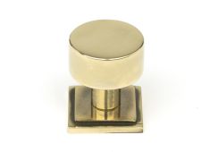 50306 From the Anvil Aged Brass Kelso Cabinet Knob - 25mm (Square)