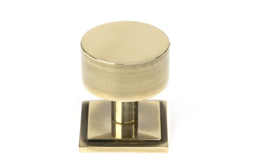 Click Here To Enlarge This Photo Of 50309 From the Anvil Aged Brass Kelso Cabinet Knob - 32mm (Square)