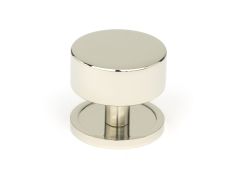 50319 From the Anvil Polished Nickel Kelso Cabinet Knob - 38mm (Plain)