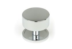 50331 From the Anvil Polished Chrome Kelso Cabinet Knob - 38mm (Plain)