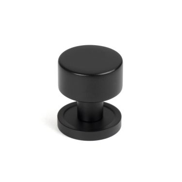 Click Here To Enlarge This Photo Of 50337 From the Anvil Matt Black Kelso Cabinet Knob - 25mm (Plain)