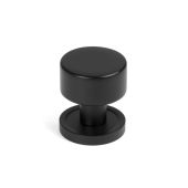 50337 From the Anvil Matt Black Kelso Cabinet Knob - 25mm (Plain)