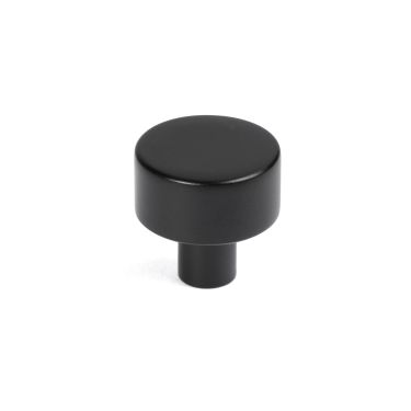Click Here To Enlarge This Photo Of 50338 From the Anvil Matt Black Kelso Cabinet Knob - 25mm (No rose)