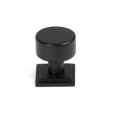 Click Here To Enlarge This Photo Of 50339 From the Anvil Matt Black Kelso Cabinet Knob - 25mm (Square)