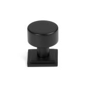 50339 From the Anvil Matt Black Kelso Cabinet Knob - 25mm (Square)