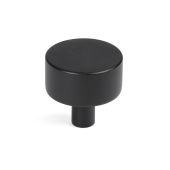 50341 From the Anvil Matt Black Kelso Cabinet Knob - 32mm (No rose)
