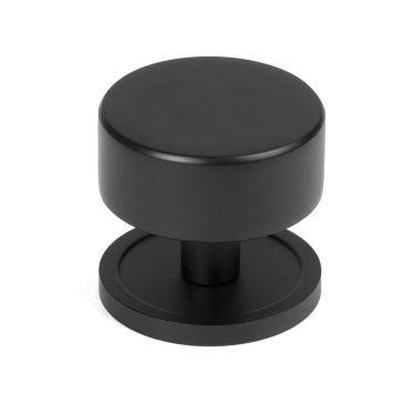 Click Here To Enlarge This Photo Of 50343 From the Anvil Matt Black Kelso Cabinet Knob - 38mm (Plain)