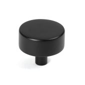 50344 From the Anvil Matt Black Kelso Cabinet Knob - 38mm (No rose)