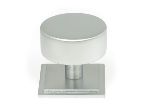 Click Here To Enlarge This Photo Of 50357 From the Anvil Satin Chrome Kelso Cabinet Knob - 38mm (Square)
