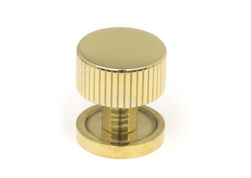 Click Here To Enlarge This Photo Of 50361 From the Anvil Polished Brass Judd Cabinet Knob - 25mm (Plain)