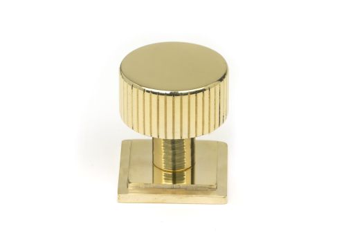 Click Here To Enlarge This Photo Of 50363 From the Anvil Polished Brass Judd Cabinet Knob - 25mm (Square)