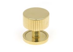 50364 From the Anvil Polished Brass Judd Cabinet Knob - 32mm (Plain)