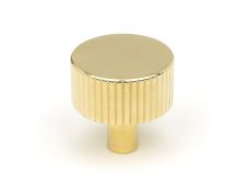 50365 From the Anvil Polished Brass Judd Cabinet Knob - 32mm (No Rose)
