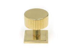 50366 From the Anvil Polished Brass Judd Cabinet Knob - 32mm (Square)