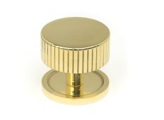 50367 From the Anvil Polished Brass Judd Cabinet Knob - 38mm (Plain)