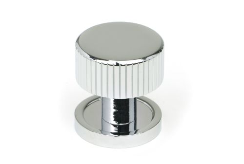 Click Here To Enlarge This Photo Of 50376 From the Anvil Polished Chrome Judd Cabinet Knob - 25mm (Plain)