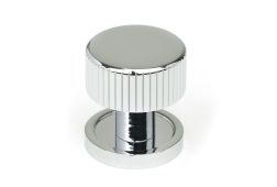 50376 From the Anvil Polished Chrome Judd Cabinet Knob - 25mm (Plain)