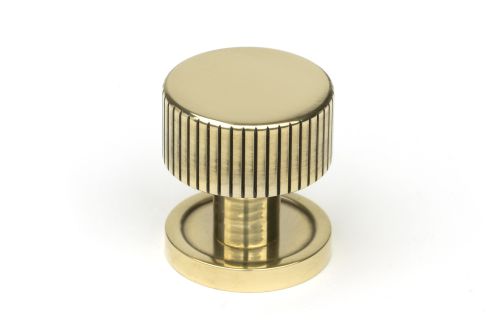 Click Here To Enlarge This Photo Of 50377 From the Anvil Aged Brass Judd Cabinet Knob - 25mm (Plain)