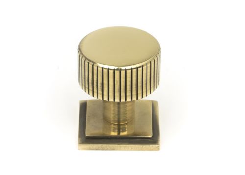 Click Here To Enlarge This Photo Of 50379 From the Anvil Aged Brass Judd Cabinet Knob - 25mm (Square)