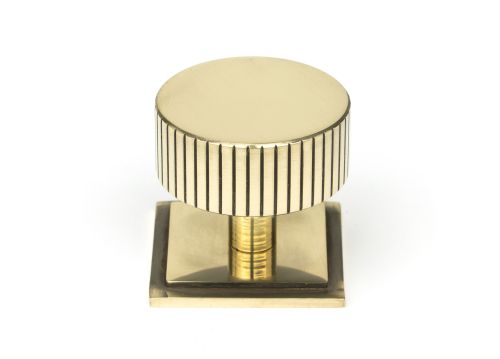 Click Here To Enlarge This Photo Of 50385 From the Anvil Aged Brass Judd Cabinet Knob - 38mm (Square)