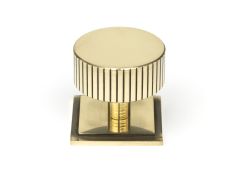 50385 From the Anvil Aged Brass Judd Cabinet Knob - 38mm (Square)