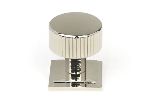 Click Here To Enlarge This Photo Of 50389 From the Anvil Polished Nickel Judd Cabinet Knob - 25mm (Plain)