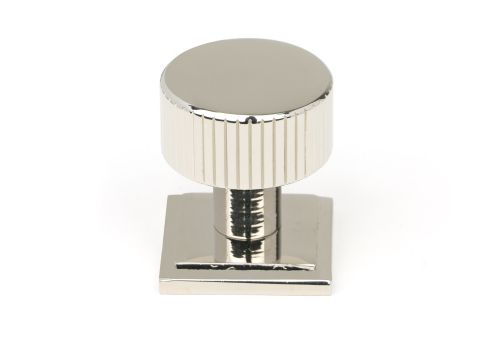 Click Here To Enlarge This Photo Of 50391 From the Anvil Polished Nickel Judd Cabinet Knob - 25mm (Square)