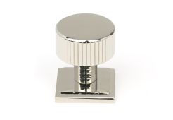 50391 From the Anvil Polished Nickel Judd Cabinet Knob - 25mm (Square)