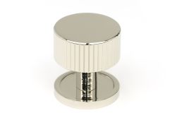 50392 From the Anvil Polished Nickel Judd Cabinet Knob - 32mm (Plain)