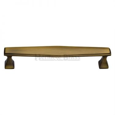 Click Here To Enlarge This Photo Of C0334 203-AT Heritage Brass Cabinet Pull Deco Design 203mm ctc Antique Brass Finish
