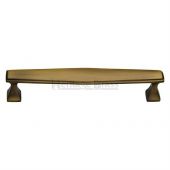 C0334 203-AT Heritage Brass Cabinet Pull Deco Design 203mm ctc Antique Brass Finish