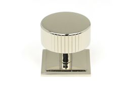 50397 From the Anvil Polished Nickel Judd Cabinet Knob - 38mm (Square)