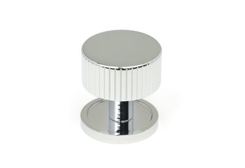 Click Here To Enlarge This Photo Of 50403 From the Anvil Polished Chrome Judd Cabinet Knob - 32mm (Plain)