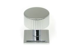 50405 From the Anvil Polished Chrome Judd Cabinet Knob - 32mm (Square)
