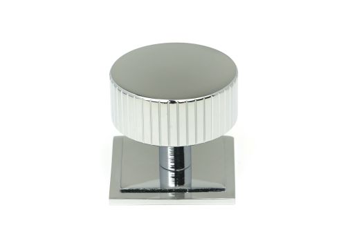 Click Here To Enlarge This Photo Of 50408 From the Anvil Polished Chrome Judd Cabinet Knob - 38mm (Square)