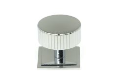 50408 From the Anvil Polished Chrome Judd Cabinet Knob - 38mm (Square)