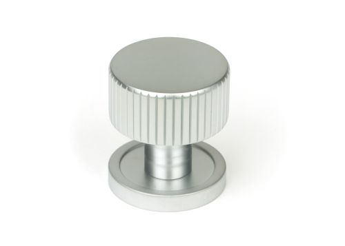 Click Here To Enlarge This Photo Of 50412 From the Anvil Satin Chrome Judd Cabinet Knob - 25mm (Plain)