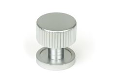 50412 From the Anvil Satin Chrome Judd Cabinet Knob - 25mm (Plain)