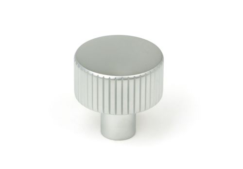 Click Here To Enlarge This Photo Of 50413 From the Anvil Satin Chrome Judd Cabinet Knob - 25mm (No rose)