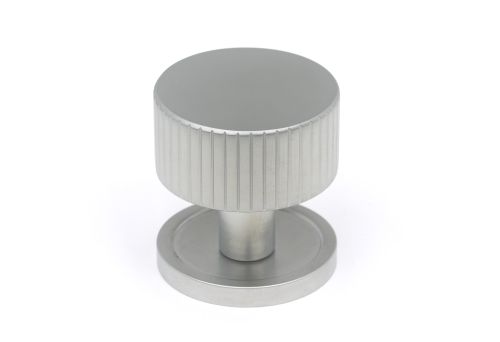 Click Here To Enlarge This Photo Of 50415 From the Anvil Satin Chrome Judd Cabinet Knob - 32mm (Plain)