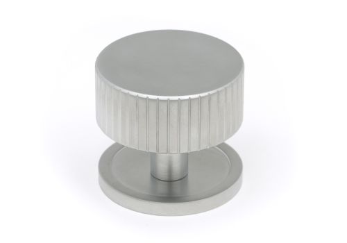 Click Here To Enlarge This Photo Of 50418 From the Anvil Satin Chrome Judd Cabinet Knob - 38mm (Plain)