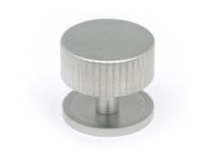 50418 From the Anvil Satin Chrome Judd Cabinet Knob - 38mm (Plain)