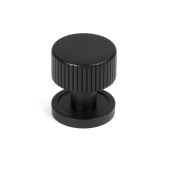 50424 From the Anvil Matt Black Judd Cabinet Knob - 25mm (Plain)