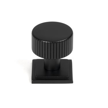 Click Here To Enlarge This Photo Of 50426 From the Anvil Matt Black Judd Cabinet Knob - 25mm (Square)