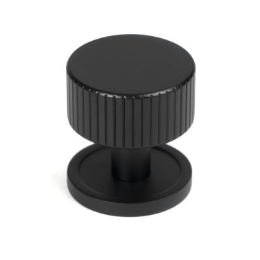 Click Here To Enlarge This Photo Of 50427 From the Anvil Matt Black Judd Cabinet Knob - 32mm (Plain)