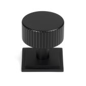 50429 From the Anvil Matt Black Judd Cabinet Knob - 32mm (Square)