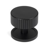 50430 From the Anvil Matt Black Judd Cabinet Knob - 38mm (Plain)