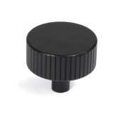 50431 From the Anvil Matt Black Judd Cabinet Knob - 38mm (No rose)