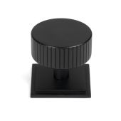 50432 From the Anvil Matt Black Judd Cabinet Knob - 38mm (Square)