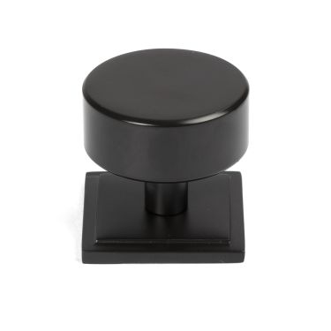 Click Here To Enlarge This Photo Of 50444 From the Anvil Aged Bronze Kelso Cabinet Knob - 38mm (Square)